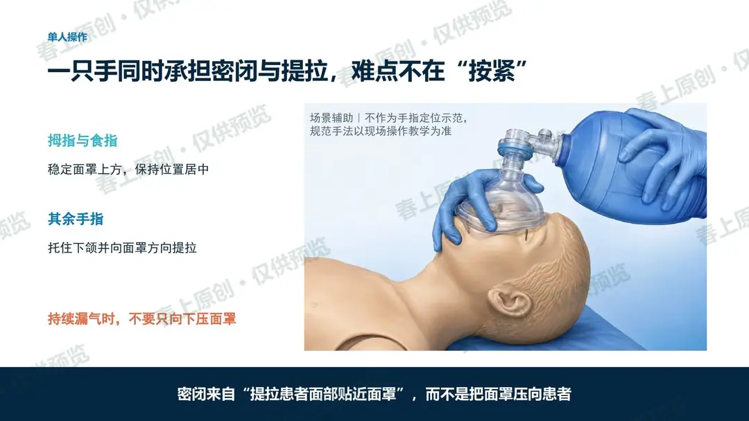 简易呼吸器使用注意事项预览第13页